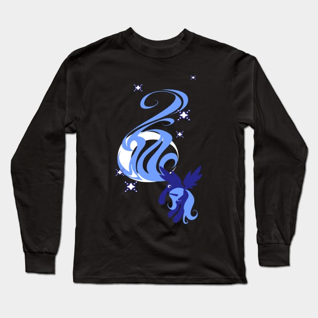 Moon Shade Long Sleeve T-Shirt by BambooDog